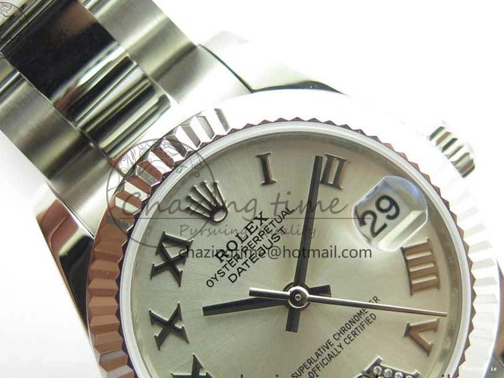 0107 Datejust 31mm 278271 SS BP Maker Best Edition Silver Roman Dial on Oyster Bracelet Trendy 2746